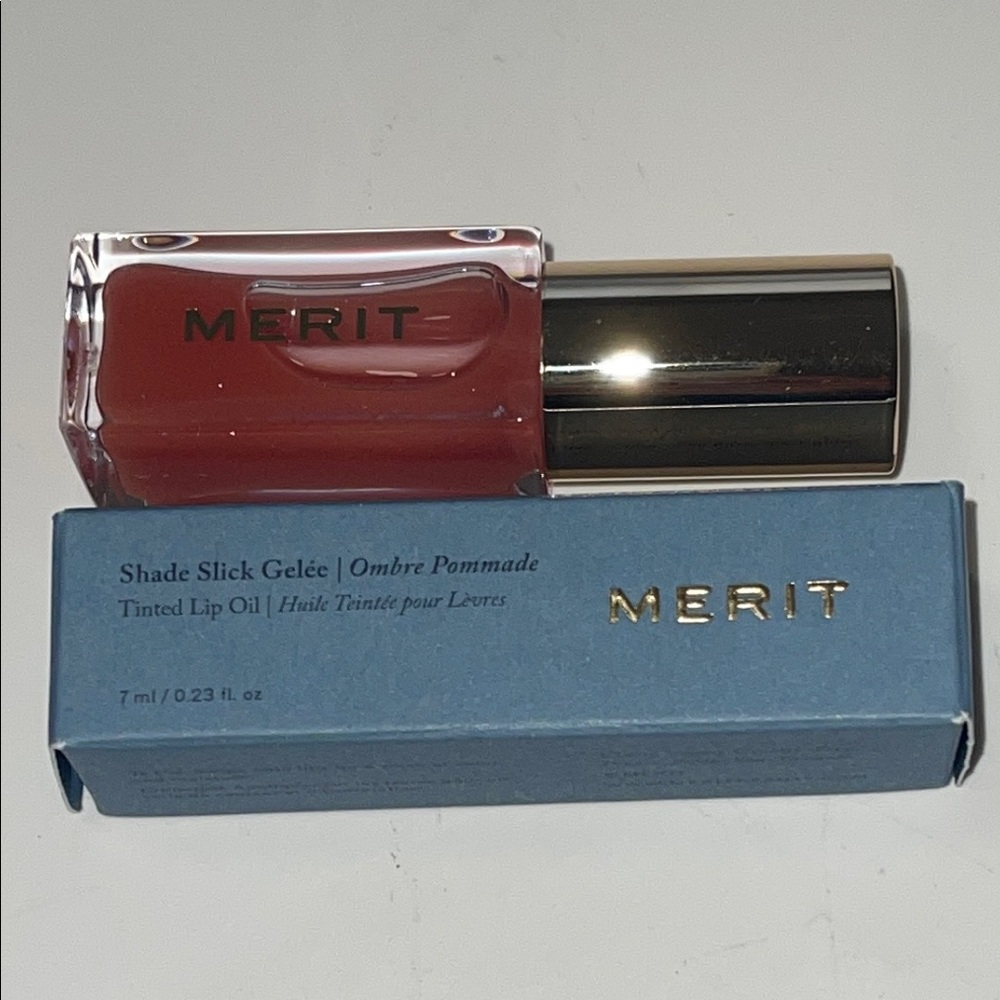 Merit Tinted Lip Oil with Gold Cap